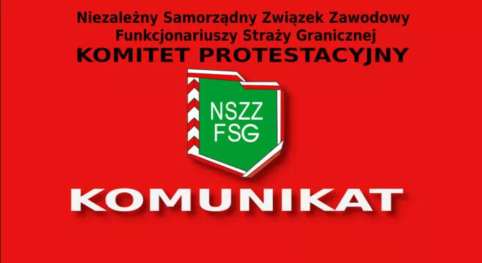 Read more about the article KOMUNIKAT KOMITETU PROTESTACYJNEGO NSZZ FSG